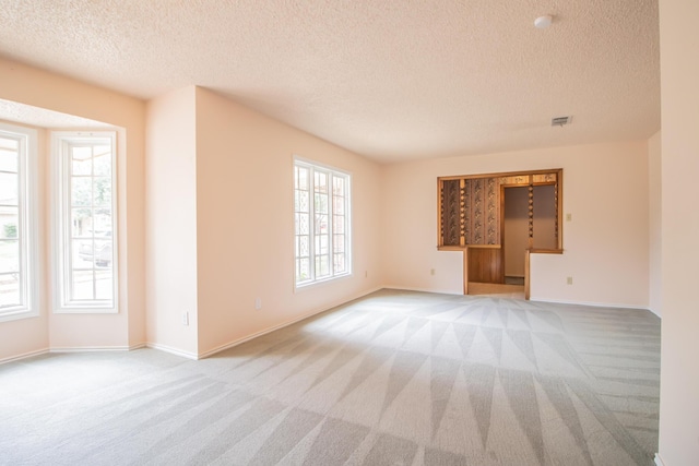 5720 71st St, Lubbock, TX 79424 - spare room with a textured ceiling and light colored carpet