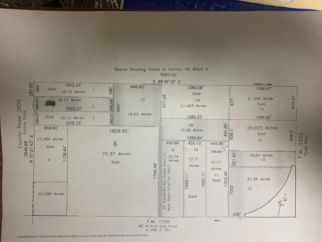 0 County Road 2800, New Deal TX land for sale