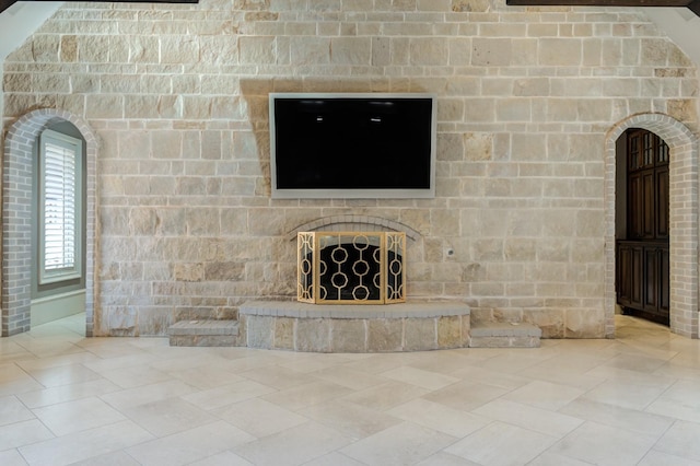 view of unfurnished living room