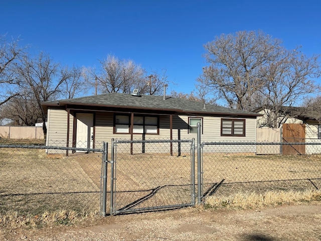 view of front of home