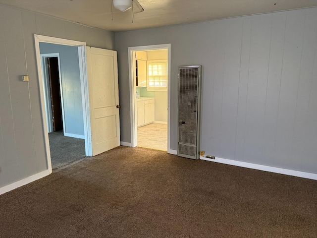 empty room with carpet floors