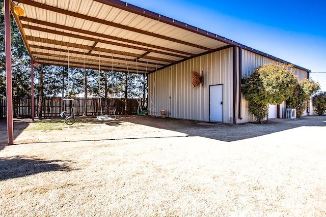 5810 116th St, Lubbock, TX 79424 - view of outbuilding with an outdoor structure and fence