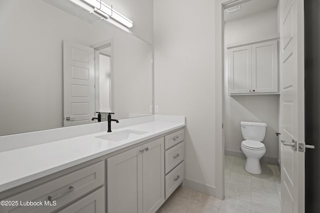 4614 138th Pl, Lubbock, TX 79424 - bathroom featuring vanity and toilet