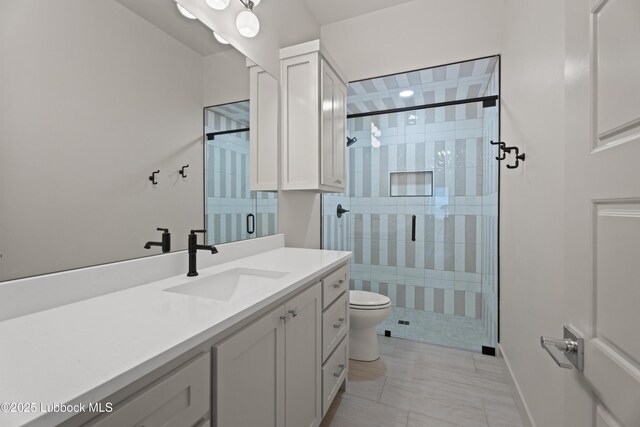 4614 138th Pl, Lubbock, TX 79424 - full bath featuring vanity and a stall shower