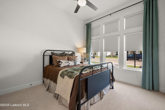 4606 138th Pl, Lubbock, TX 79424 - bedroom featuring carpet flooring and a ceiling fan