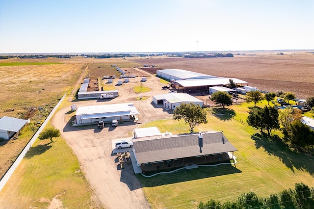 bird's eye view featuring a rural view