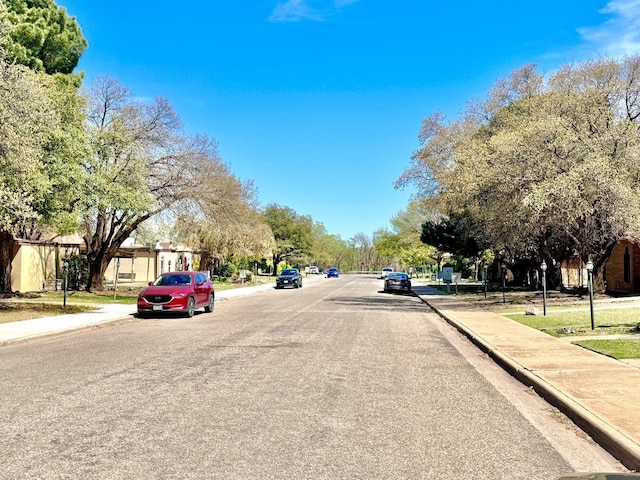 view of road