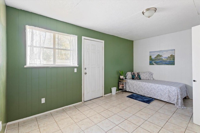 view of tiled bedroom