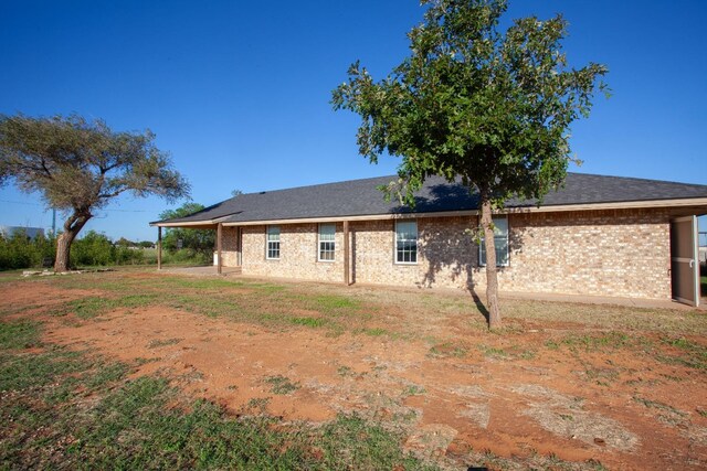 view of back of property