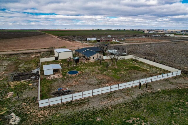 bird's eye view featuring a rural view