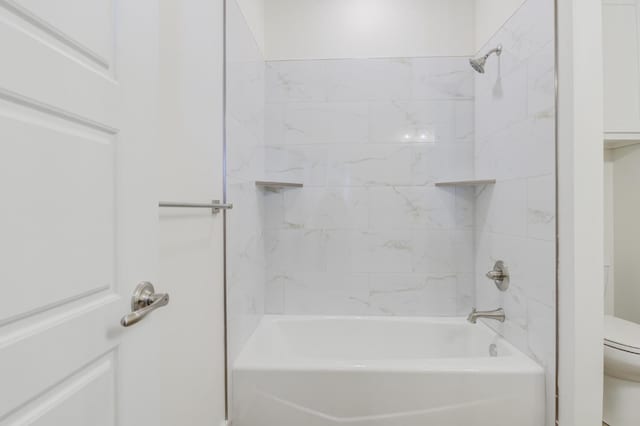11806 Kenosha Ave, Lubbock, TX 79423 - bathroom with toilet and tub / shower combination