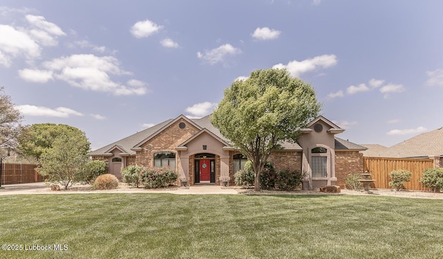 5004 County Rd 1430, Lubbock, TX 79407 - view of front of house featuring brick siding