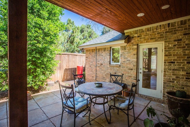 view of patio / terrace