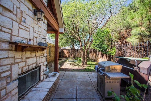 view of patio / terrace with grilling area