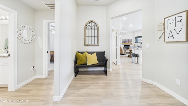 1105 Cajun St, Odessa, TX 79765 - corridor with light wood finished floors and baseboards