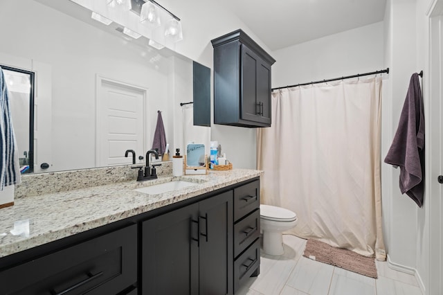 3615 121st St, Lubbock, TX 79423 - bathroom featuring vanity and a shower with curtain