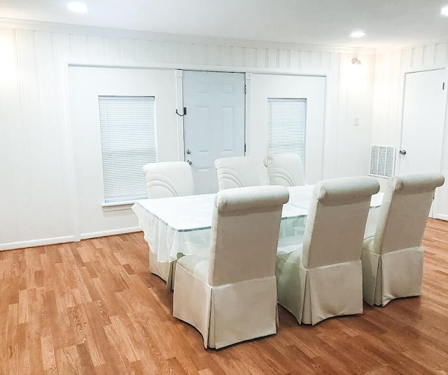 2003 30th St, Lubbock, TX 79411 - dining room with light wood-style flooring and recessed lighting