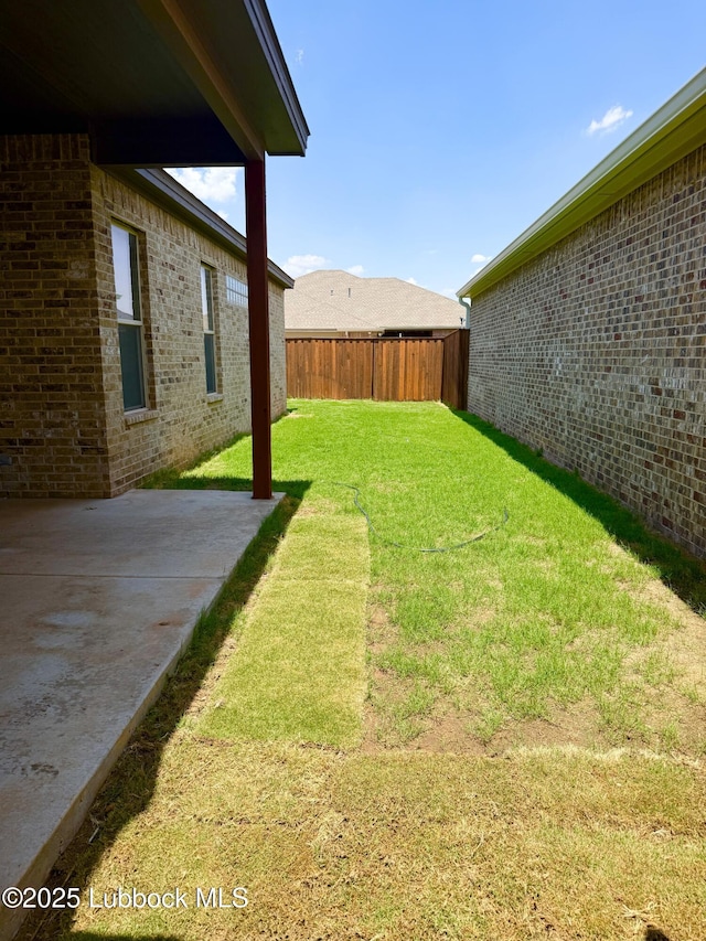 5414 112th St, Lubbock, TX 79424 - view of yard with a patio area