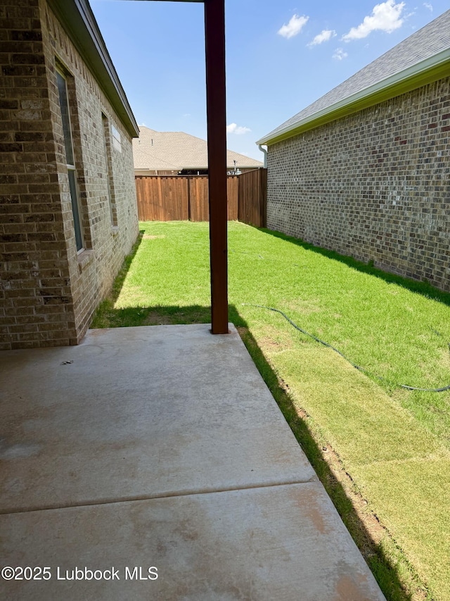 5414 112th St, Lubbock, TX 79424 - view of yard with a patio area