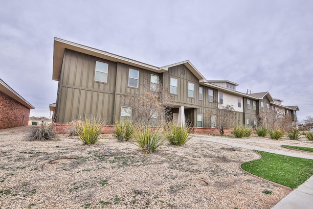 view of rear view of property