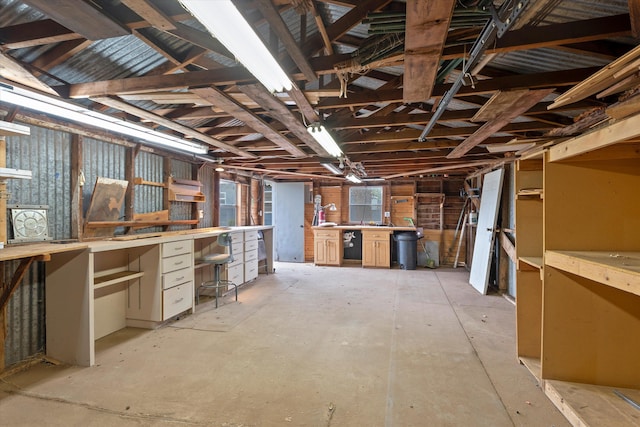 4416 33rd St, Lubbock, TX 79410 - below grade area featuring a workshop area