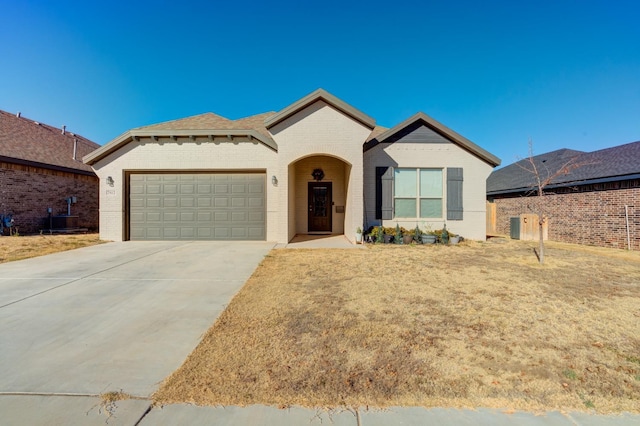 ranch-style house with a garage