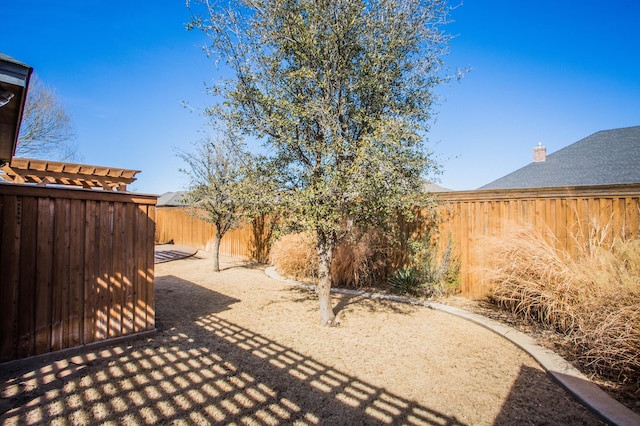 view of patio / terrace featuring a fenced backyard