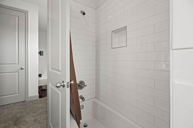 full bath featuring shower / bathtub combination
