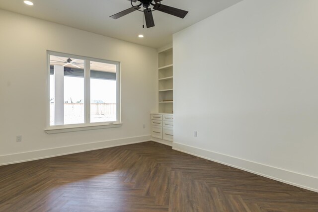 7710 46th St, Lubbock, TX 79407 - unfurnished room featuring a ceiling fan and recessed lighting