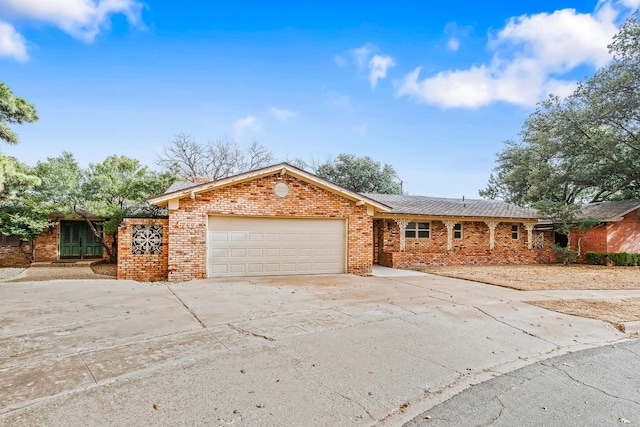 ranch-style house with a garage