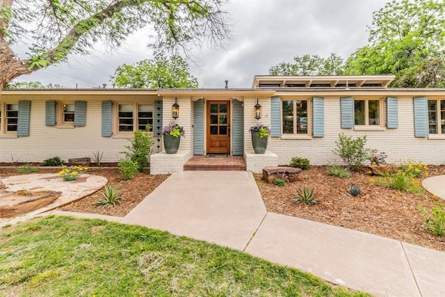 view of ranch-style house