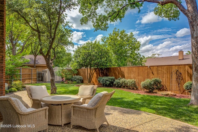 4204 89th St, Lubbock, TX 79423 - view of patio with outdoor dining area