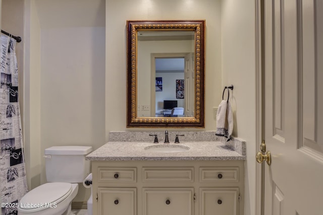 4204 89th St, Lubbock, TX 79423 - bathroom featuring vanity and toilet