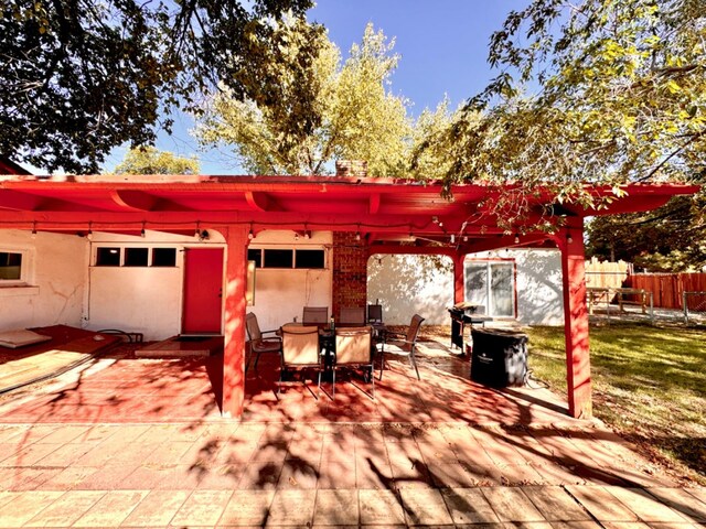 view of patio