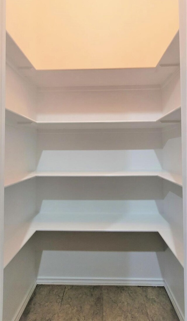 view of storage area