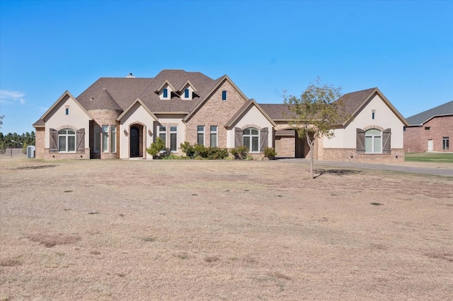 view of french country style house