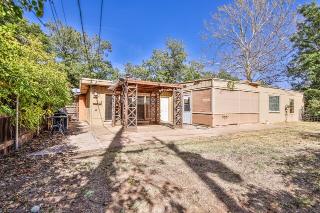 view of back of property