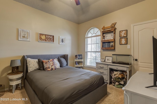 1310 Yorkshire Ave, Wolfforth, TX 79382 - bedroom featuring carpet floors and ceiling fan