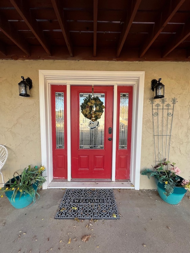 view of entrance to property