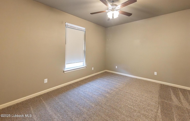 5234 Jarvis St, Lubbock, TX 79416 - unfurnished room featuring ceiling fan and carpet