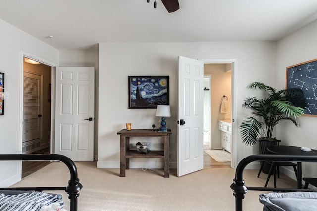 interior space with ensuite bath