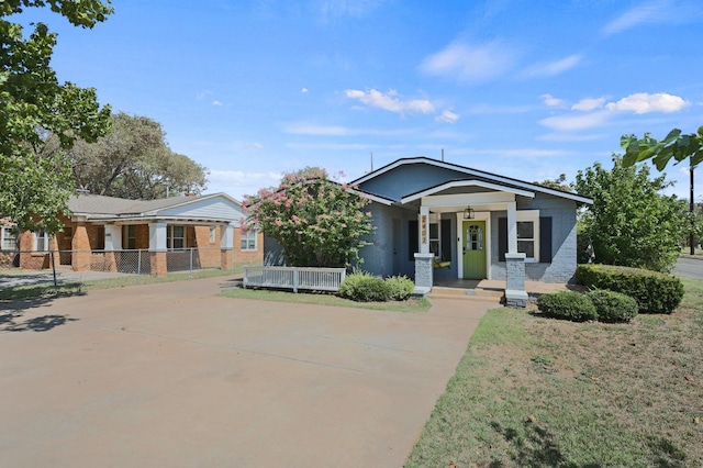 view of craftsman inspired home