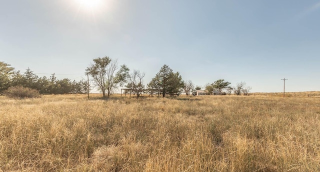 view of landscape with a rural view