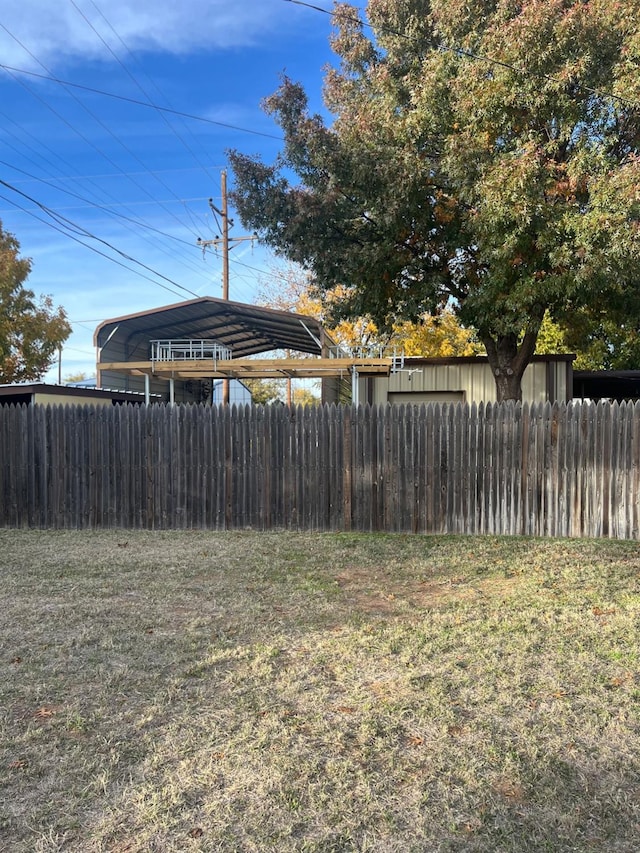 view of yard