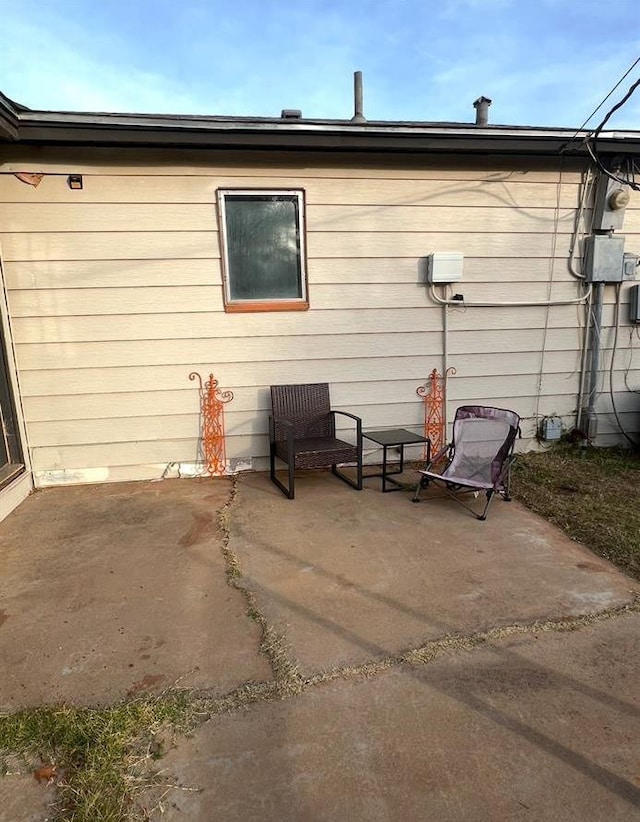 exterior space with a patio