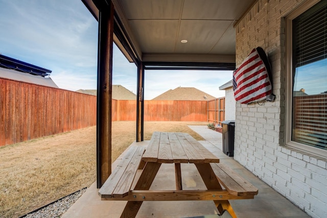 view of patio