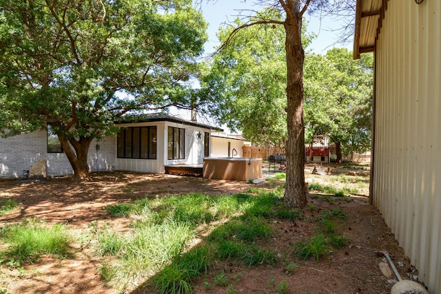 2911 US Highway 385, Littlefield, TX 79339 - view of yard with a jacuzzi