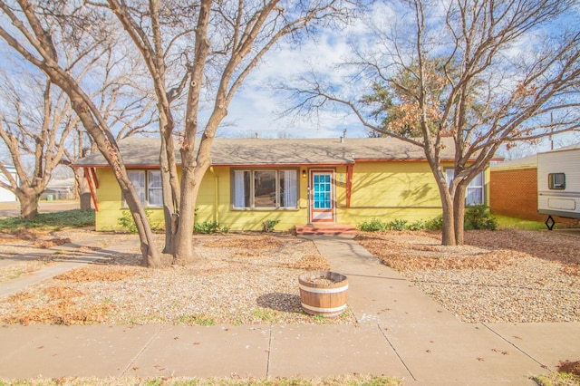 view of ranch-style house