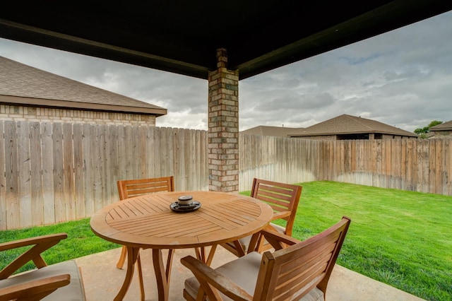 view of patio