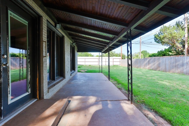 view of patio